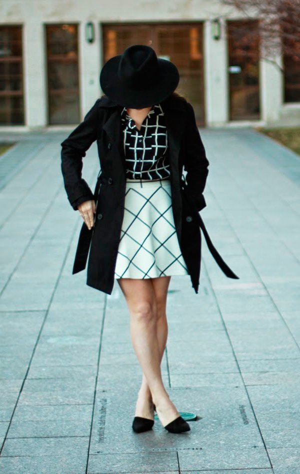 look preto branco